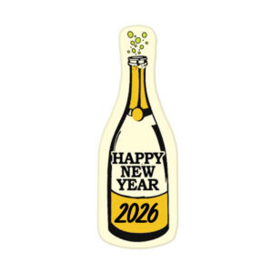 Champagne Bottle Silhouette, 2026