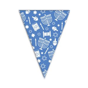 Garnish Triangles, Hanukkah Pattern