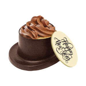 Top Hat Dessert Shell, Happy New Year
