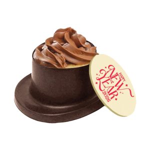 Top Hat Dessert Shell, Happy New Year