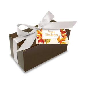 Brown Truffle Box, Happy Thanksgiving