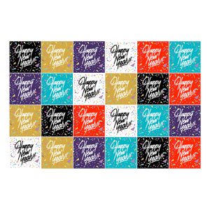 Garnish Squares, New Year Confetti