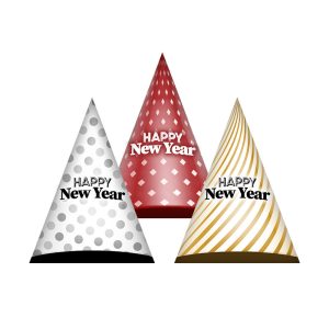Garnish Triangles, New Year Party Hats