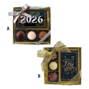 Gold Box w/ Clear Lid