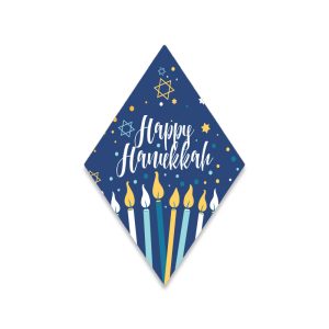 Mini Garnish Diamonds, Happy Hanukkah