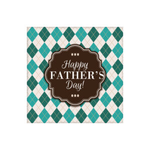 Garnish Squares, Happy Father's Day