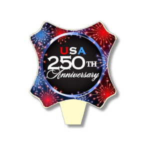 Plaque Dessert Topper, 250 Years