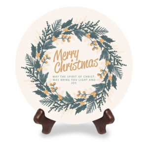 Centerpiece Disc, Merry Christmas