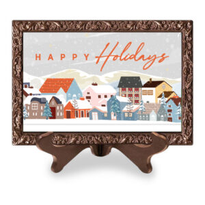 Centerpiece Frame, Happy Holidays
