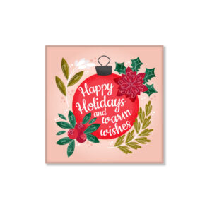 Garnish Squares, Happy Holidays