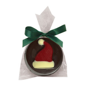 Chocolate Covered Sandwich Cookie, Santa Hat