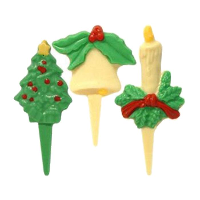 assorted holiday toppers - 3 piece